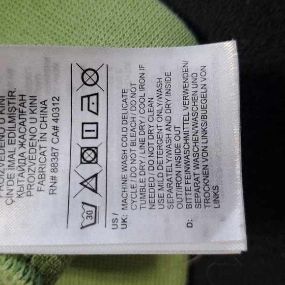 Adidas Womens Lime Green Cropped, Zip Up Hooded Velour Jacket. Large - Picture 8 of 8